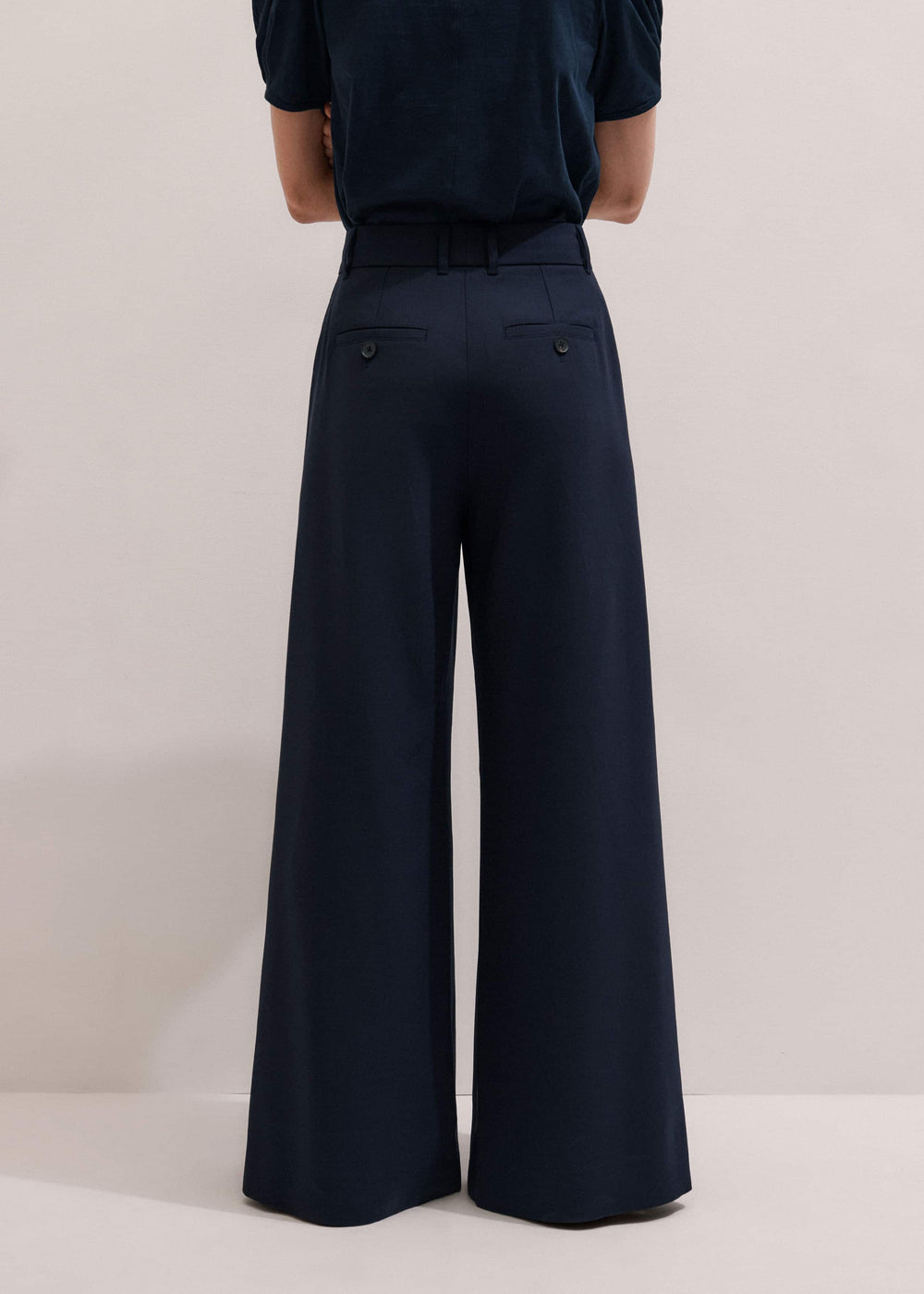 Navy Ultimate Very Wide-Leg Pant