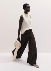 Brown Super Wide Palazzo Pant