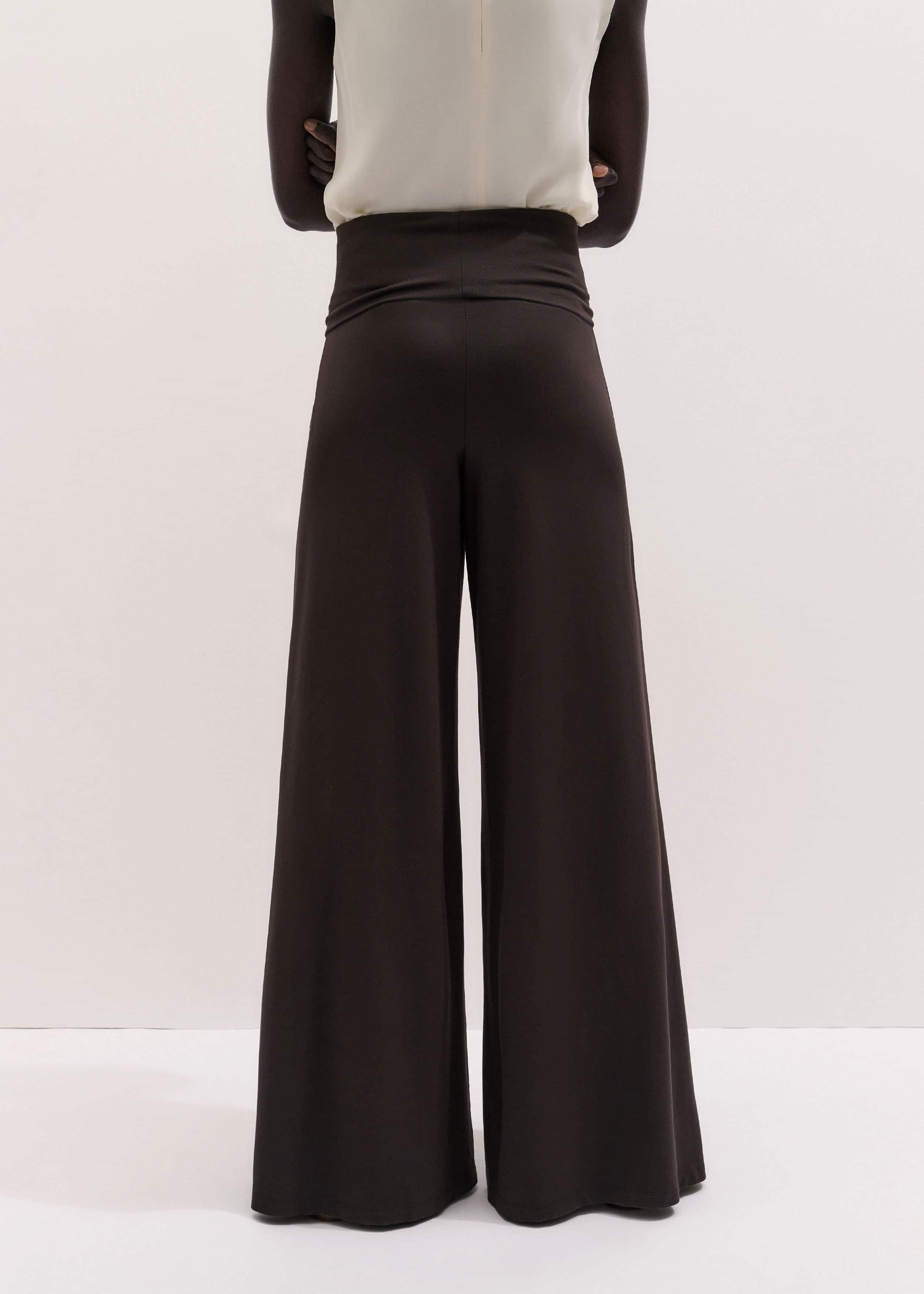 Brown Super Wide Palazzo Pant