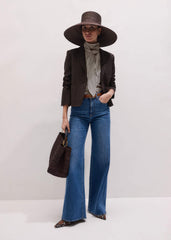 Blue Super Flare Wide Jean