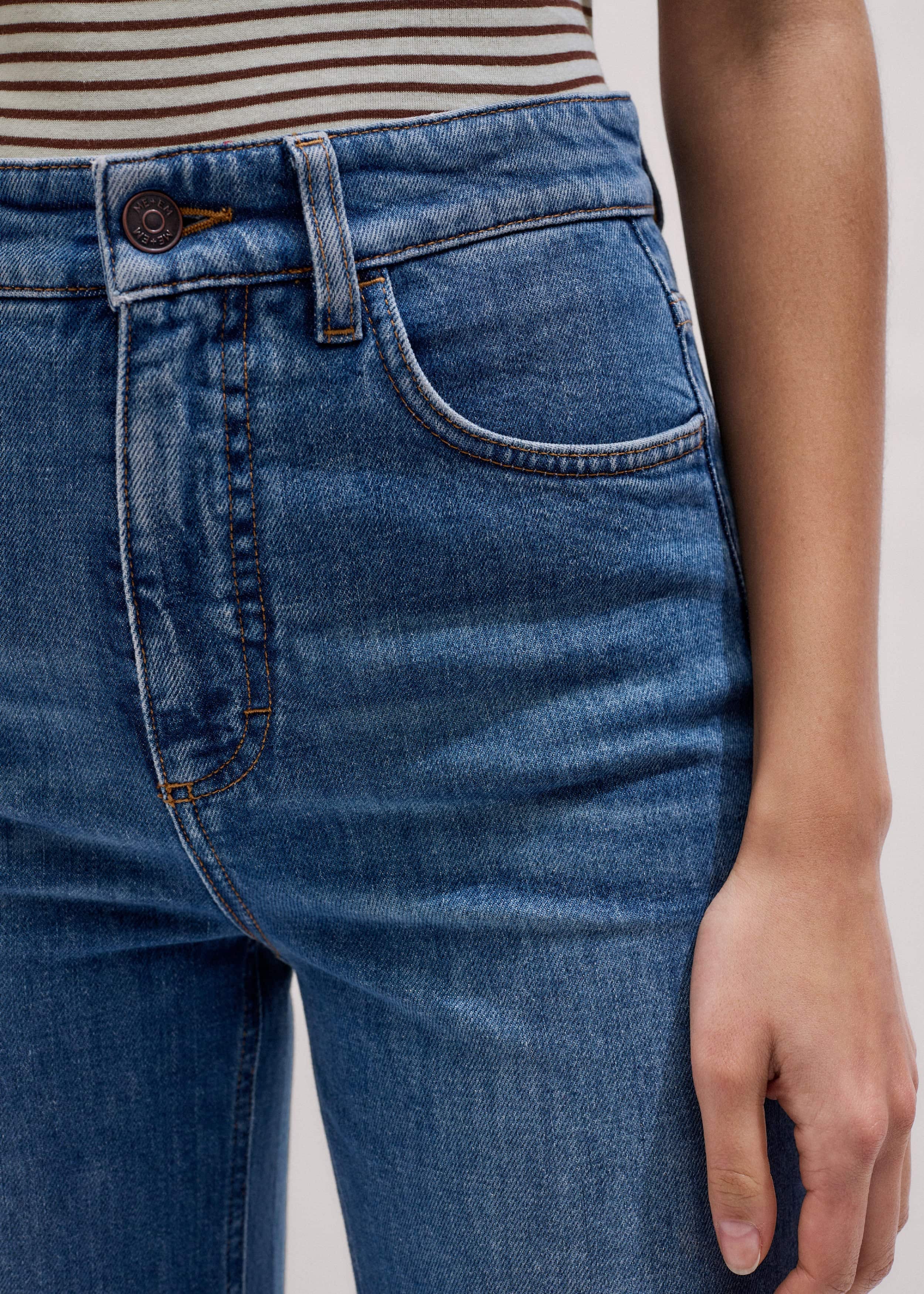 Blue Super Flare Wide Jean
