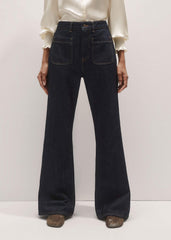 Blue Subtle Flare Jean