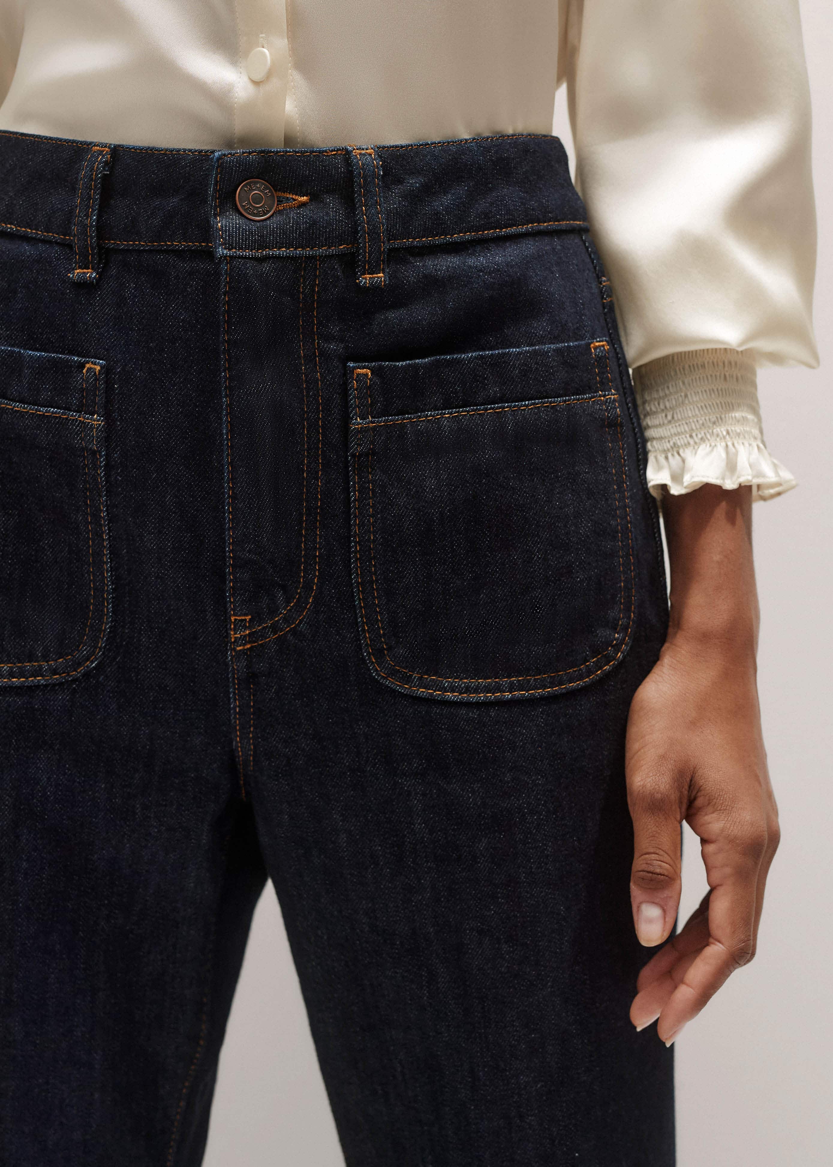 Blue Subtle Flare Jean