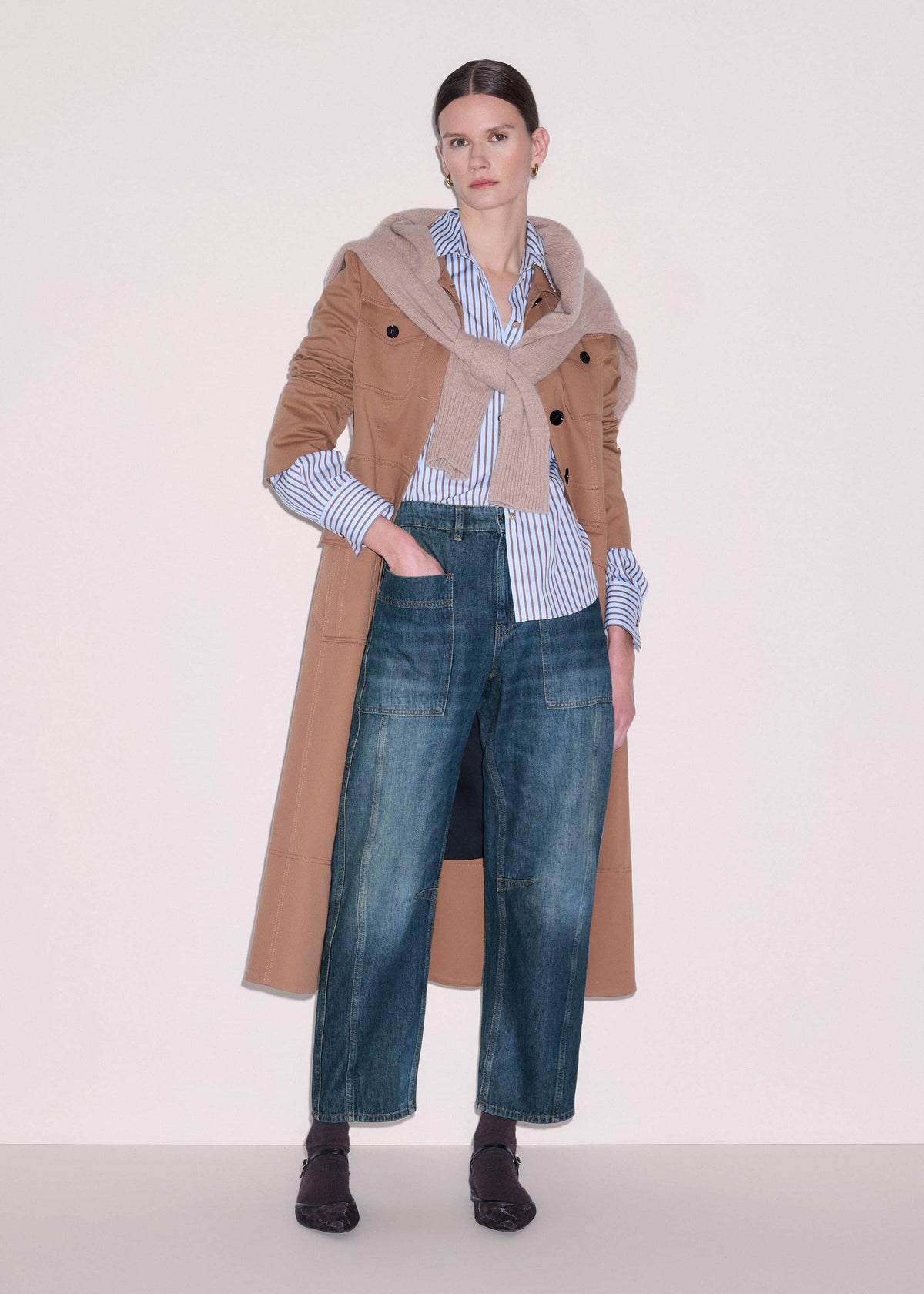 Blue Patch Pocket Engineered Jean