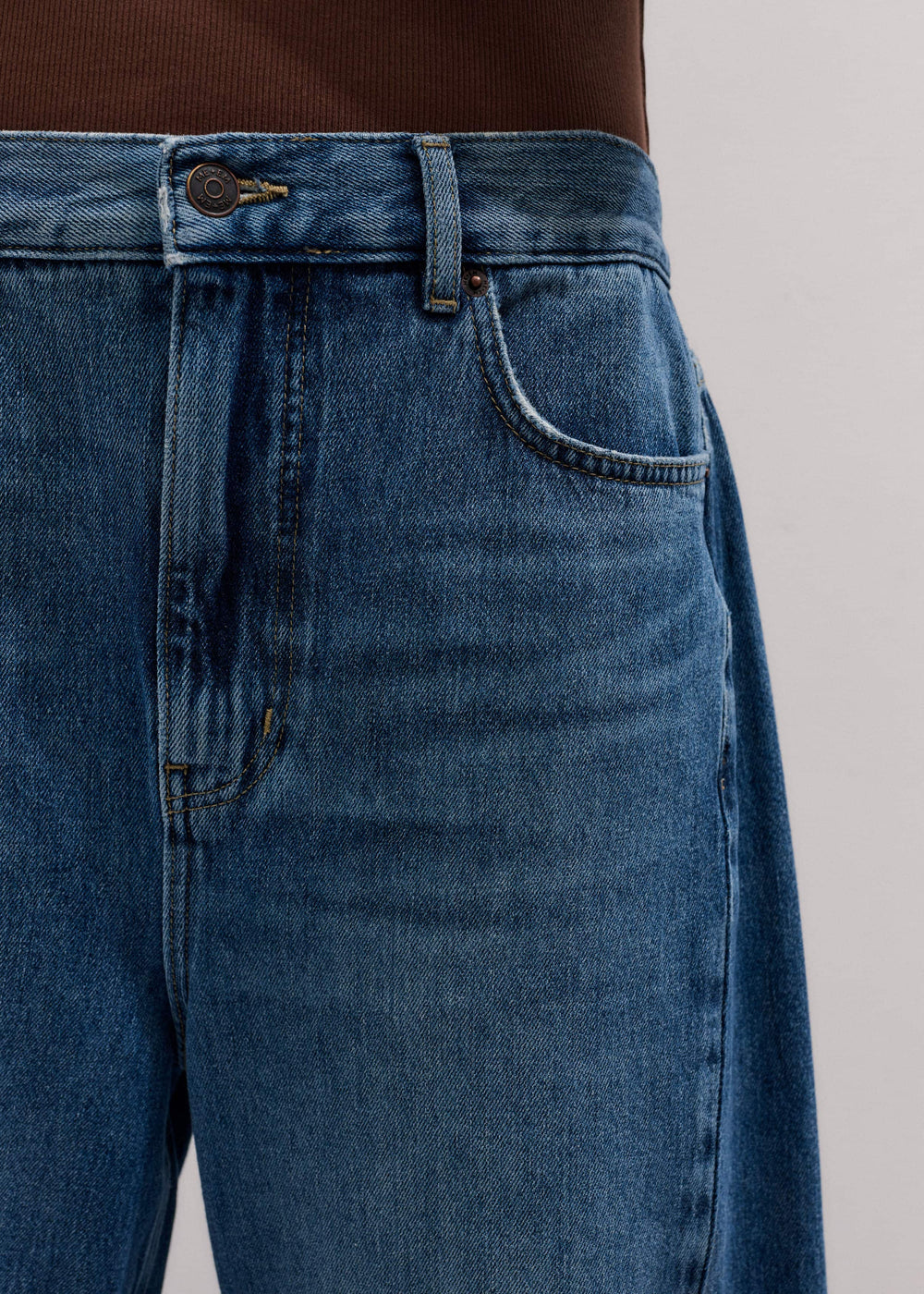 Blue Engineered Barrel Jean