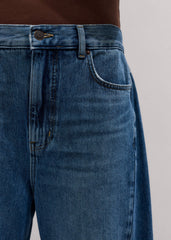 Blue Engineered Barrel Jean