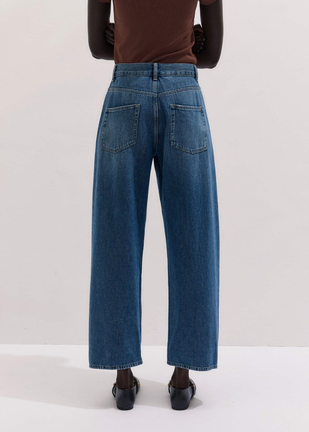 Blue Engineered Barrel Jean