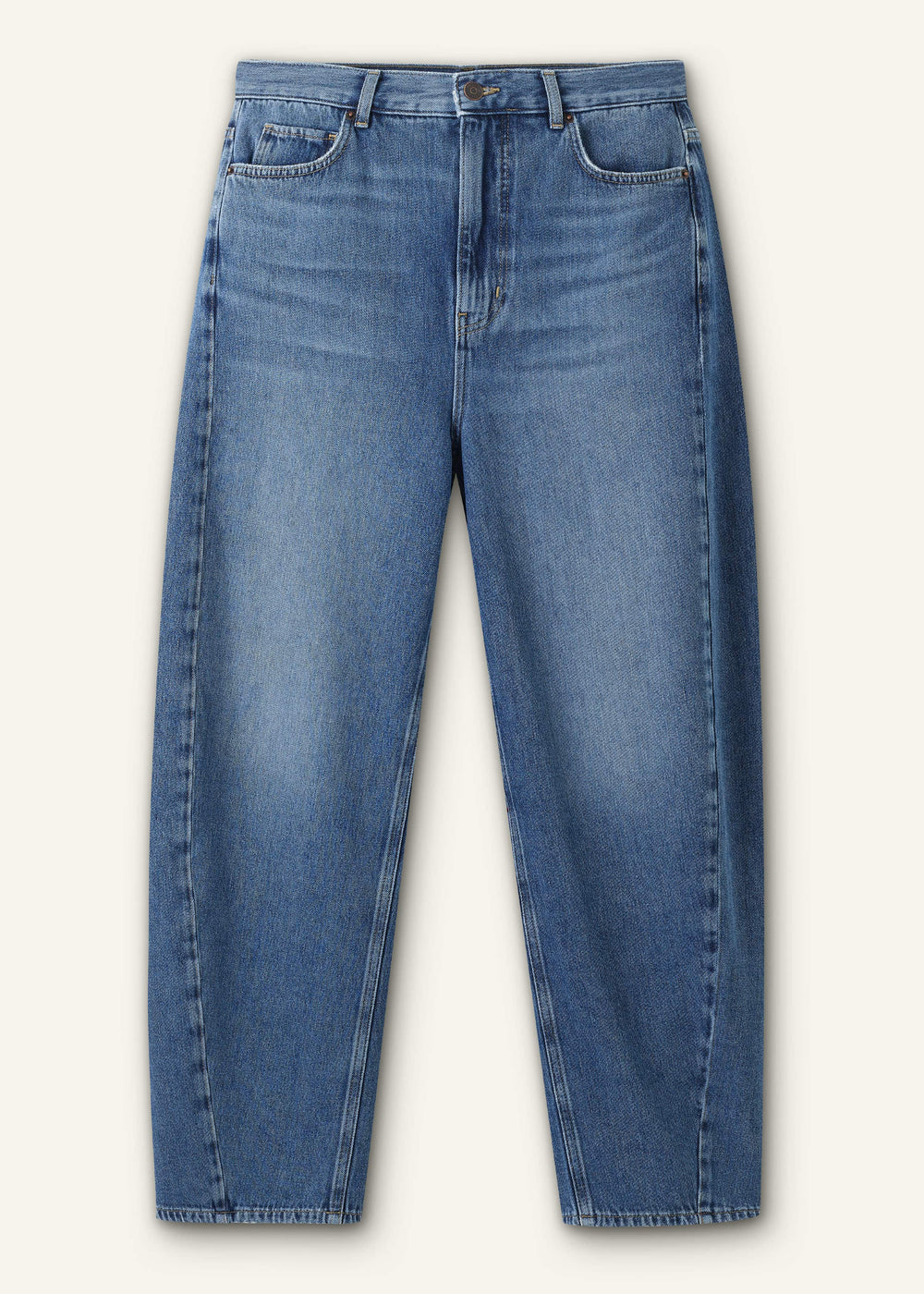 Blue Engineered Barrel Jean