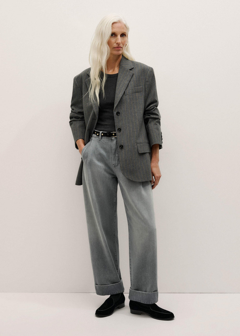 Gray Clever Jean