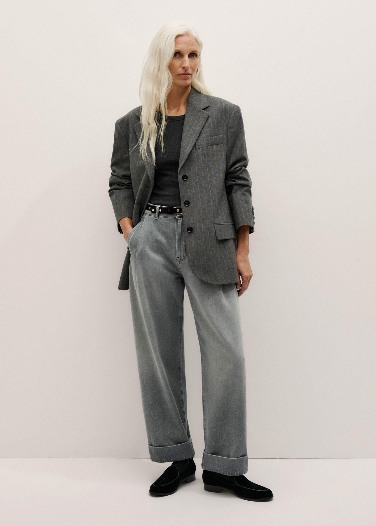 Gray Clever Jean