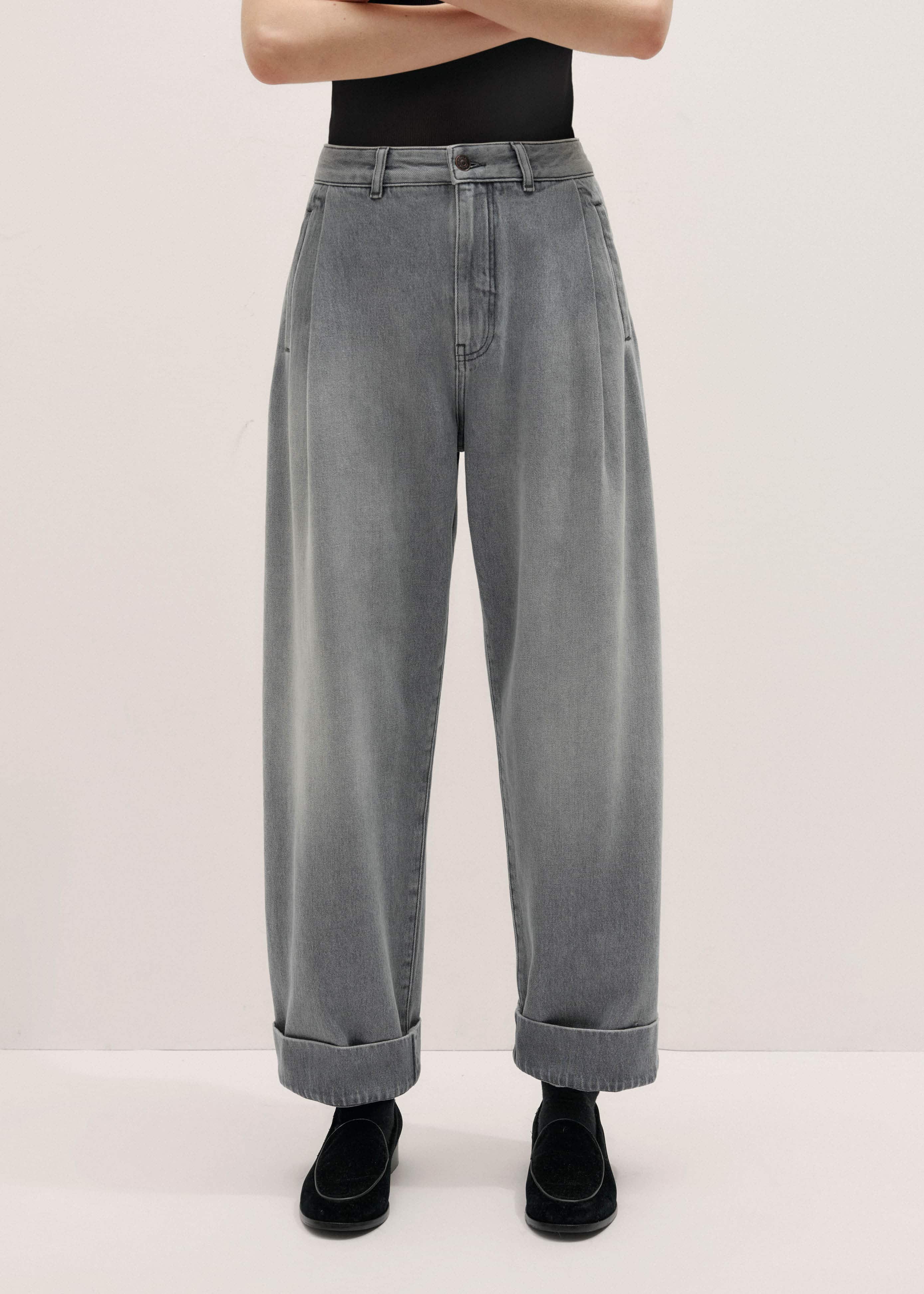 Gray Clever Jean