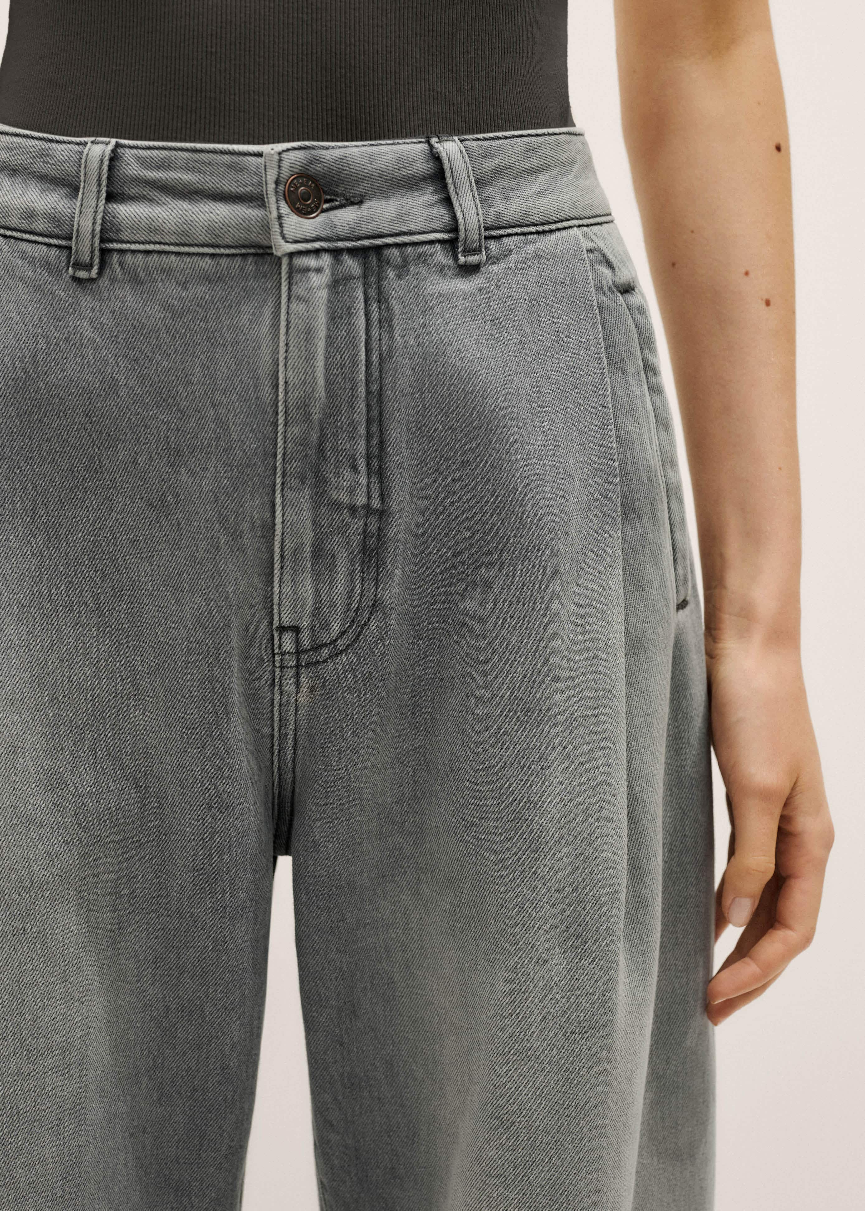 Gray Clever Jean