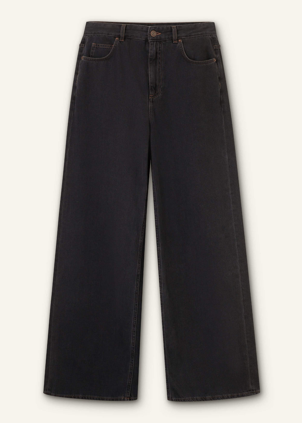 Black Every-Wear Baggy Jean