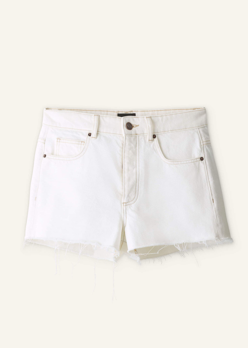 Ecru Classic Cut Off Short