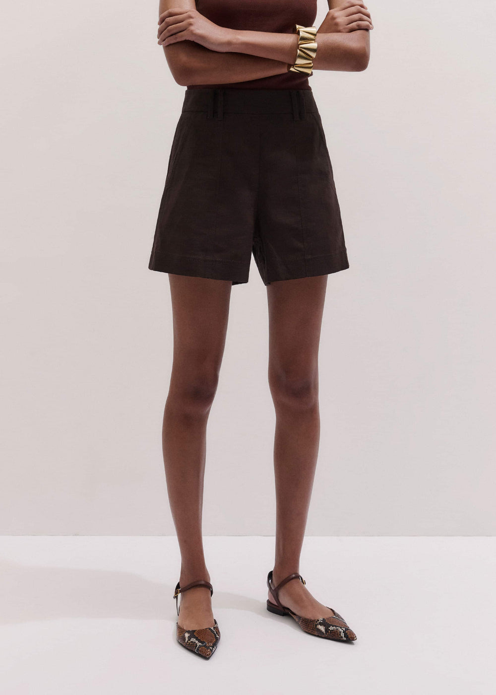 Brown Easy Summer Short