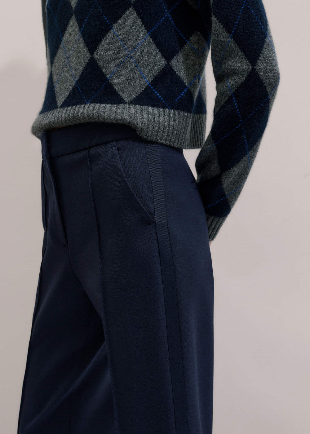 Navy Slim Crop Forever Pant | Pants