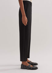 Black Slim Crop Forever Tux Pant | Woven Pants