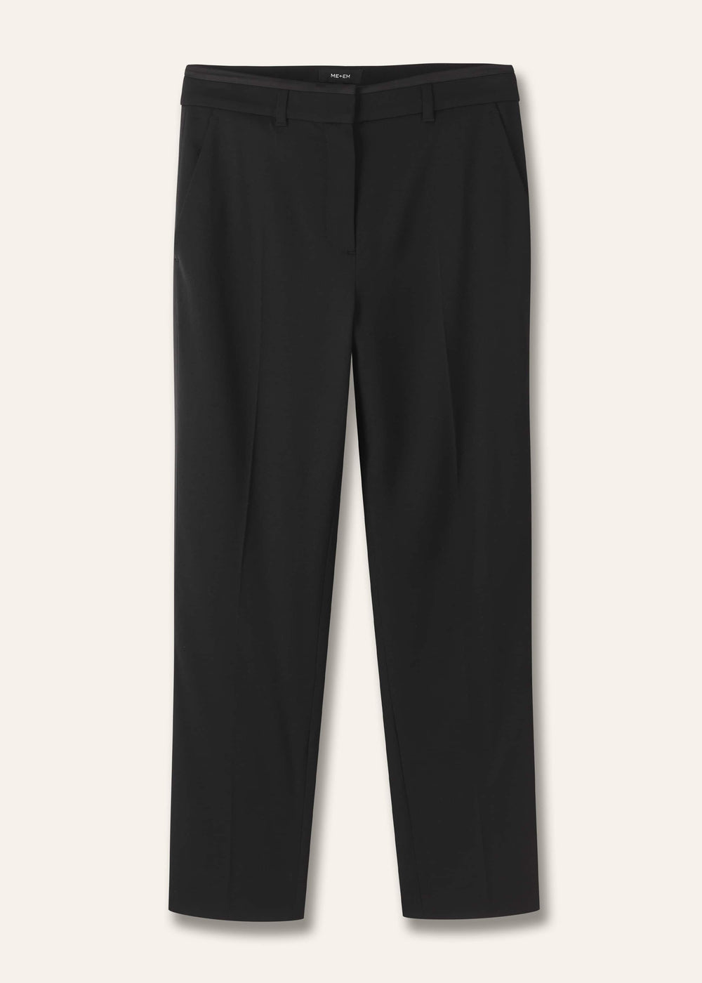 Black Slim Crop Forever Tux Pant | Woven Pants