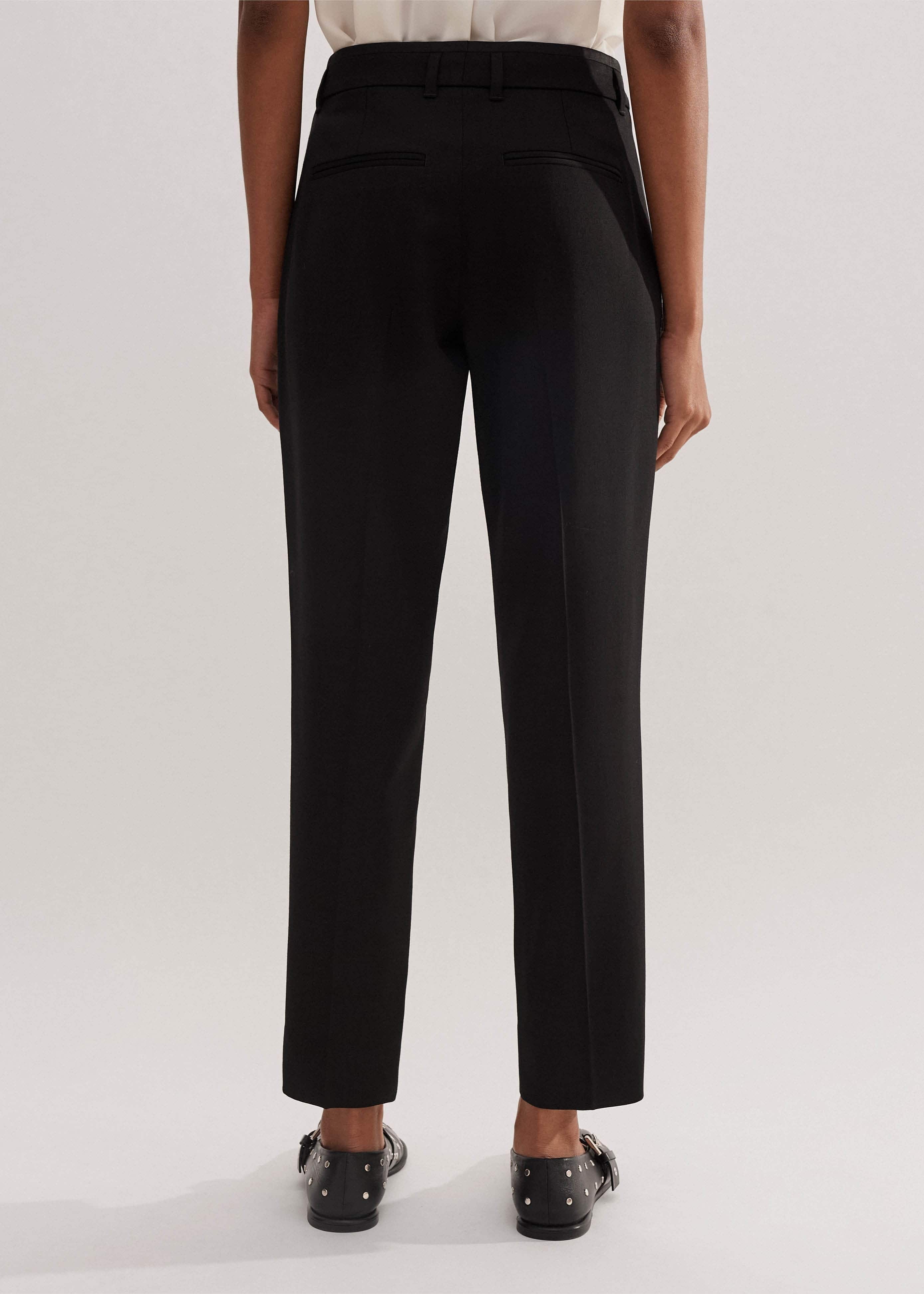 Black Slim Crop Forever Tux Pant | Woven Pants