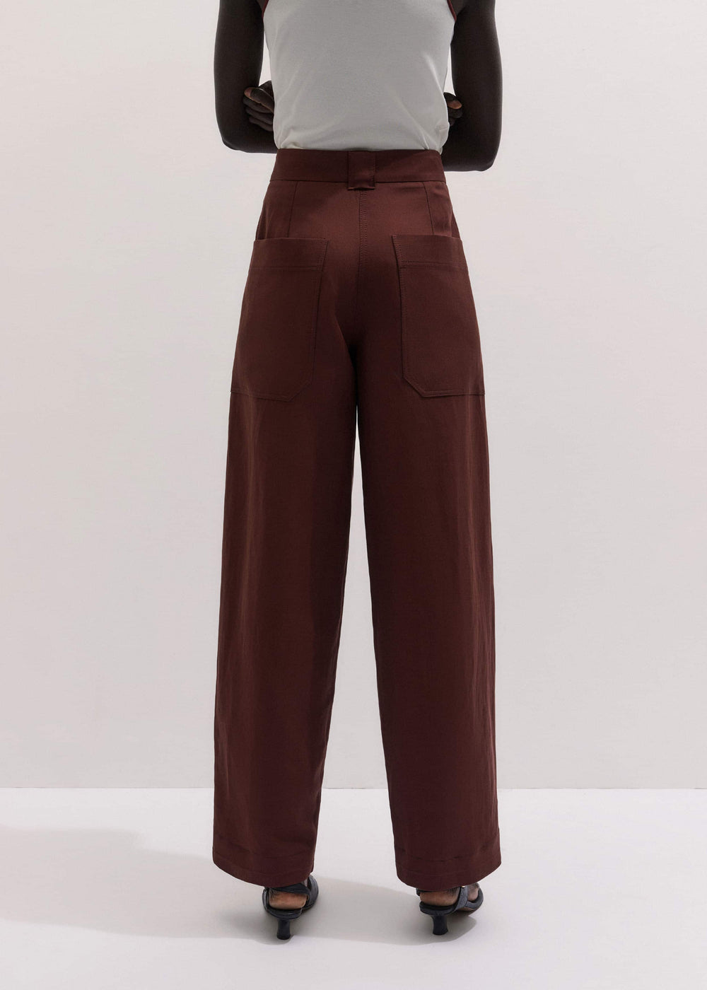 Cinnamon Brown Extreme Taper Pant