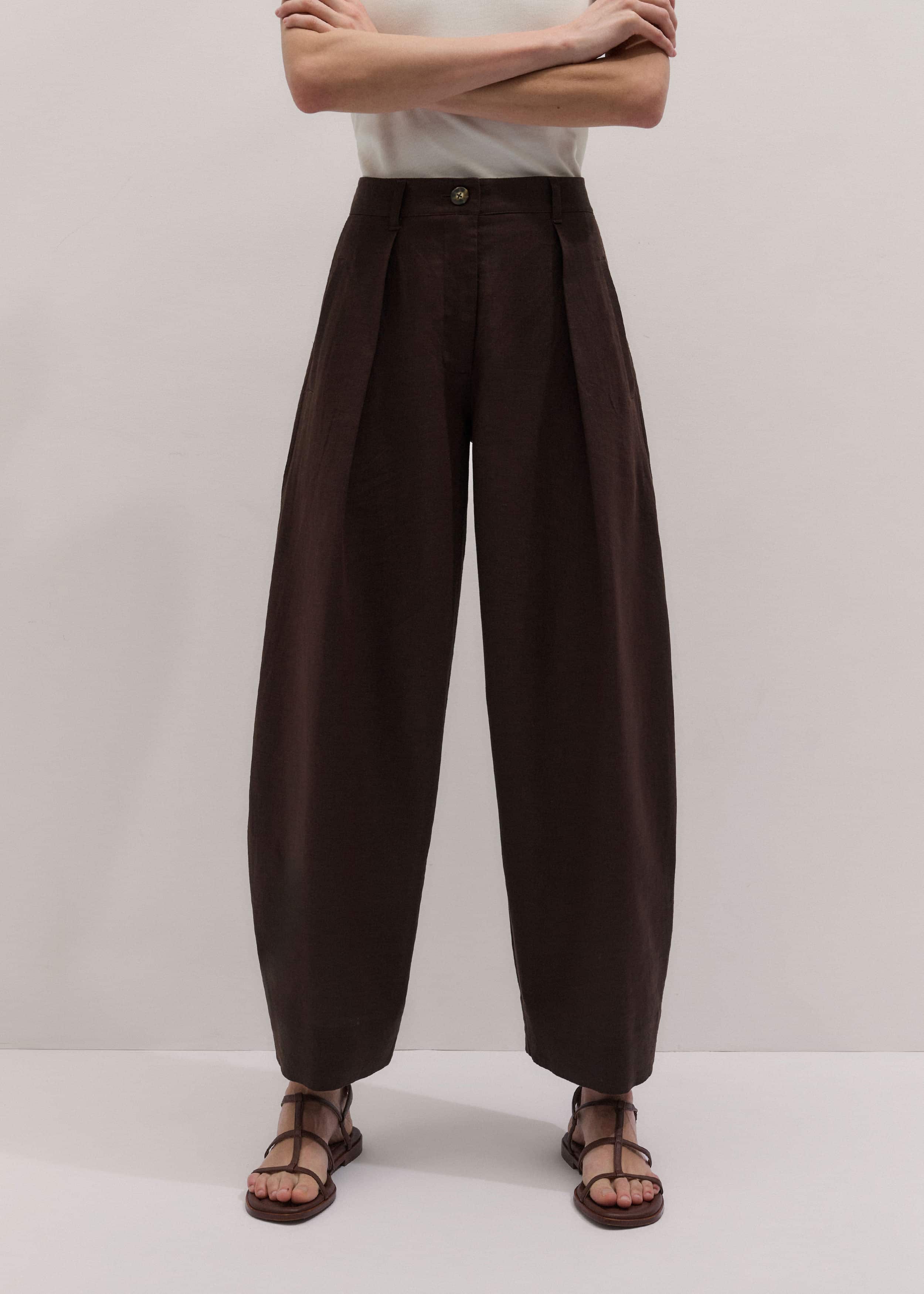 Brown Extreme Taper Pant