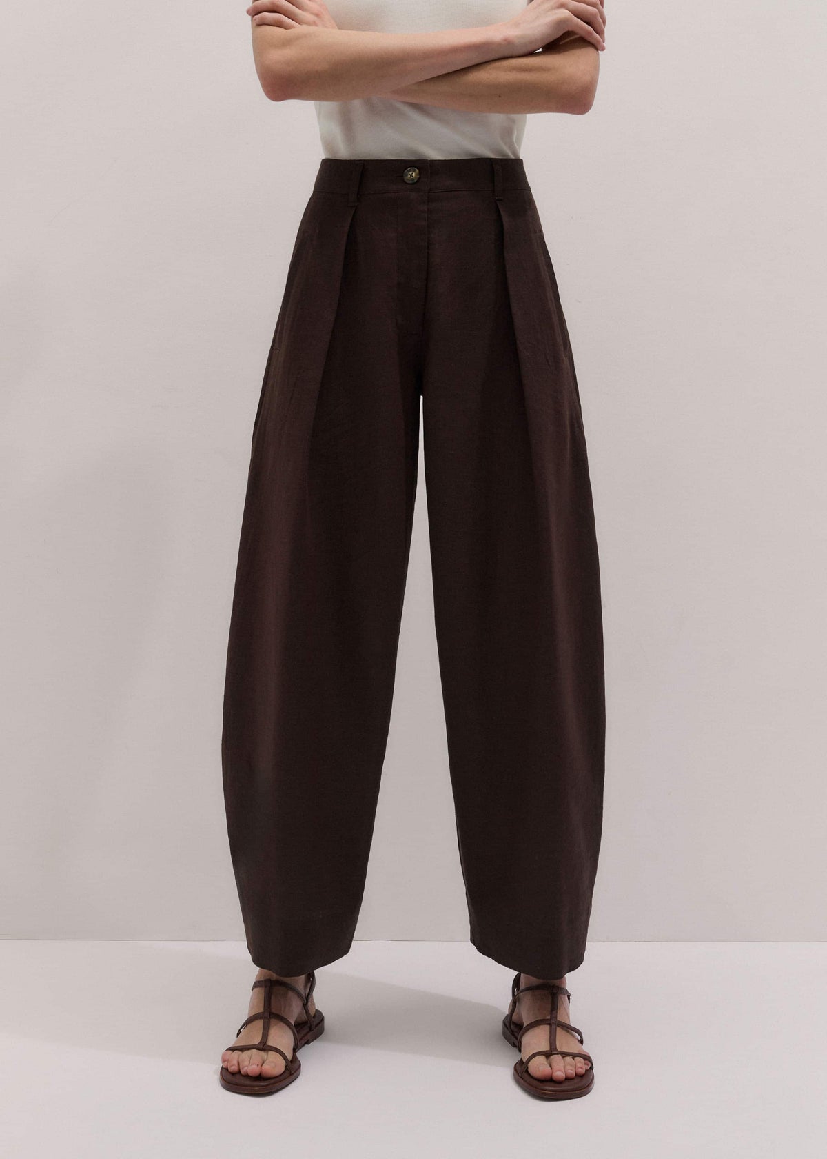 Brown Extreme Taper Pant