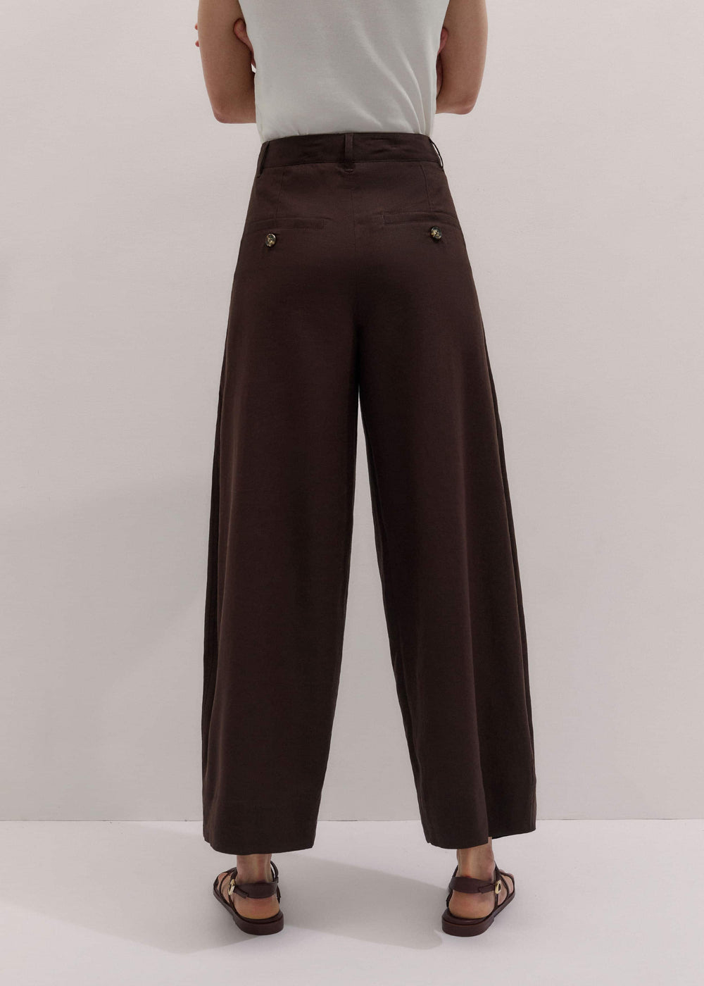 Brown Extreme Taper Pant