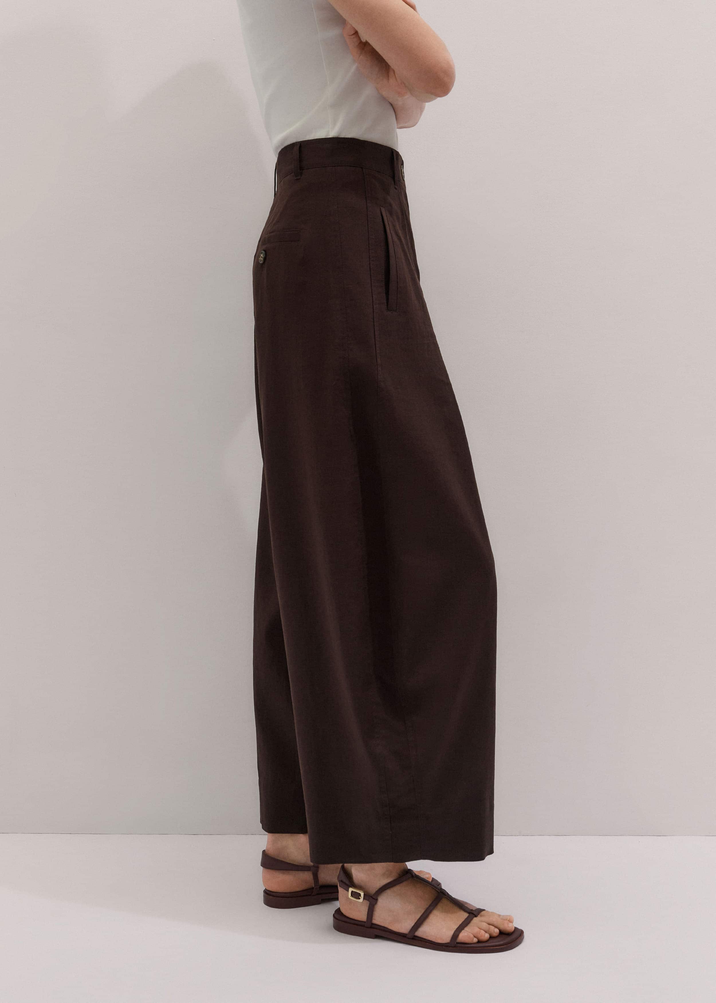 Brown Extreme Taper Pant