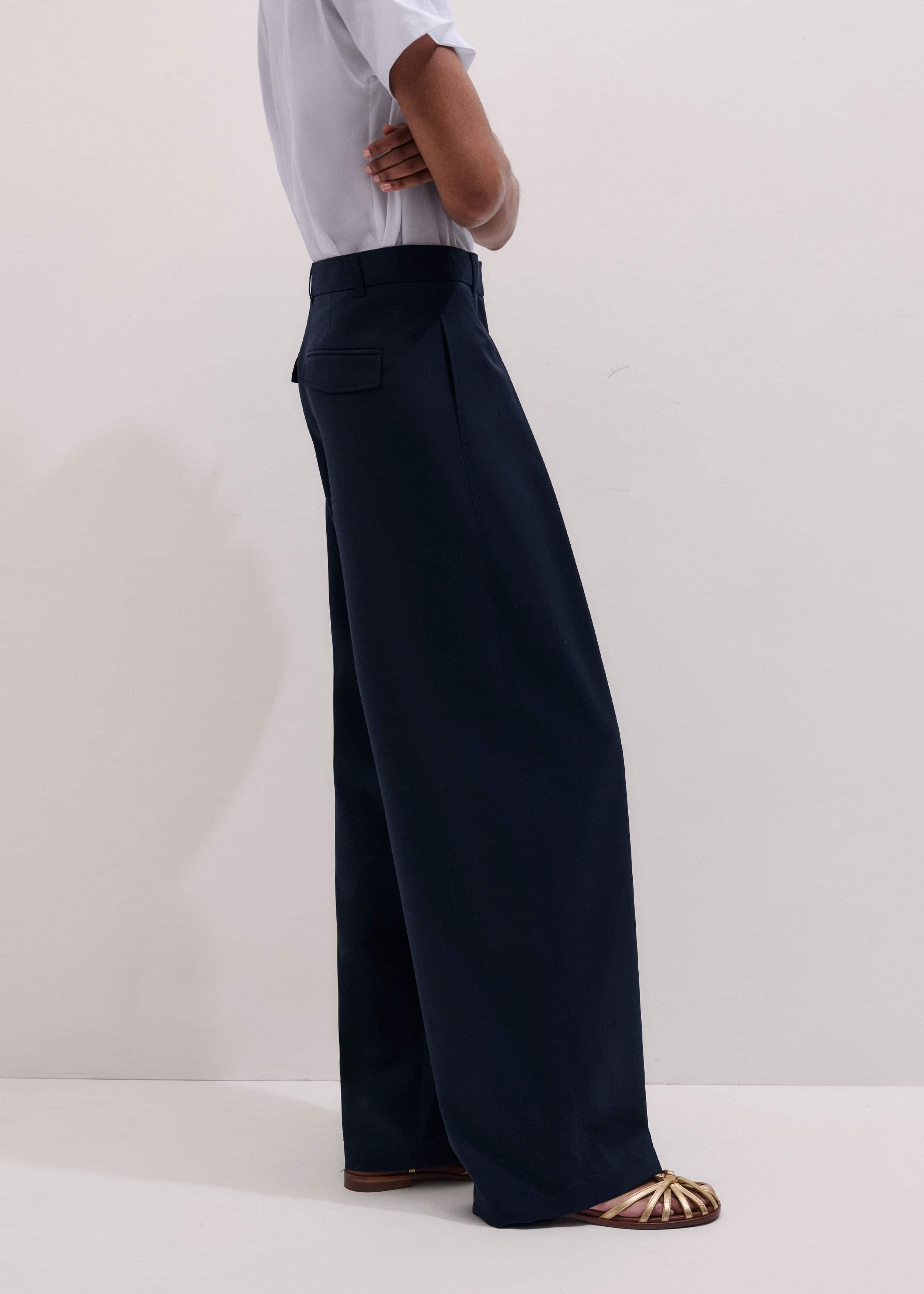 Navy Extreme Taper Pant
