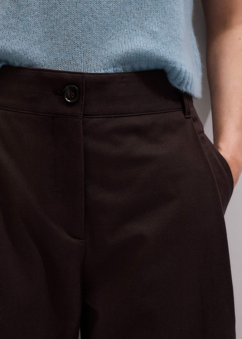 Chocolate Brown Clever Tapered Chino