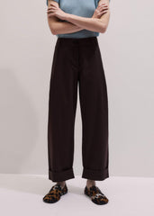 Chocolate Brown Clever Tapered Chino