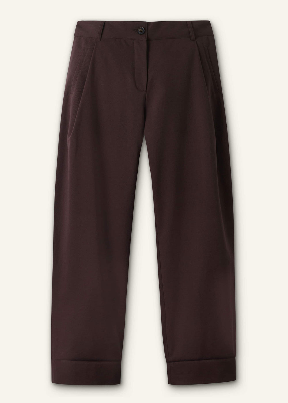 Chocolate Brown Clever Tapered Chino