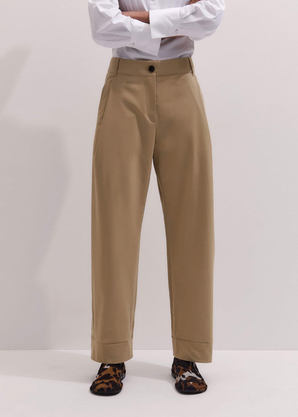 Brown Clever Tapered Chino