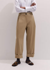 Brown Clever Tapered Chino