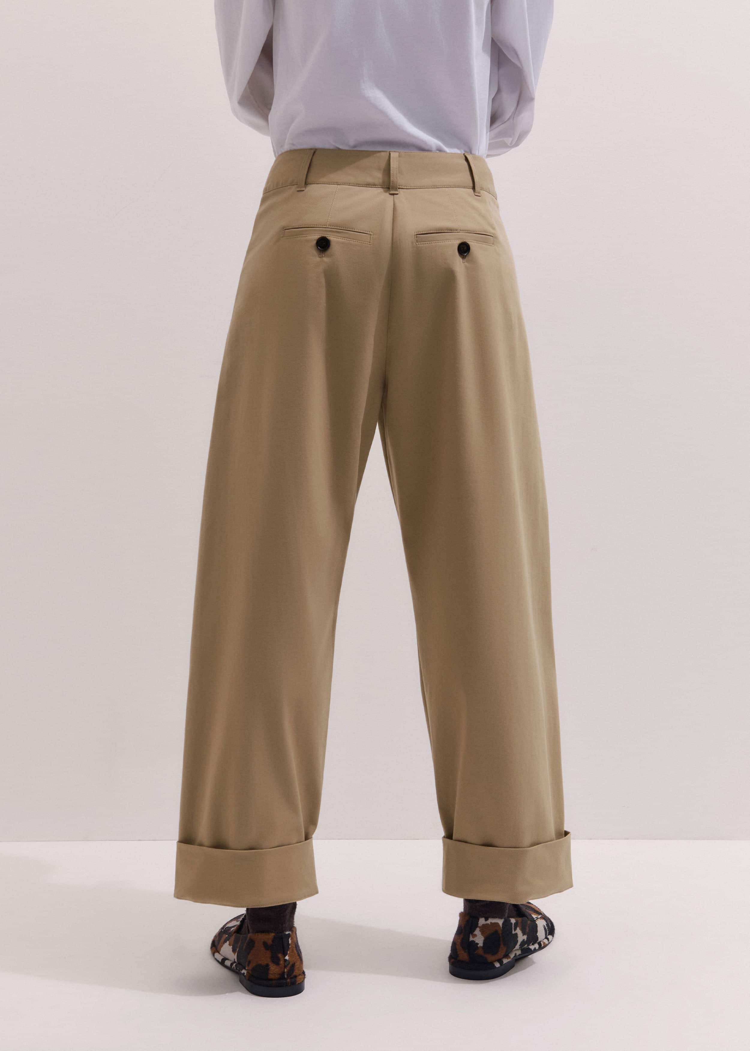Brown Clever Tapered Chino