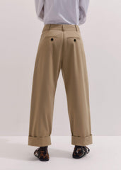 Brown Clever Tapered Chino