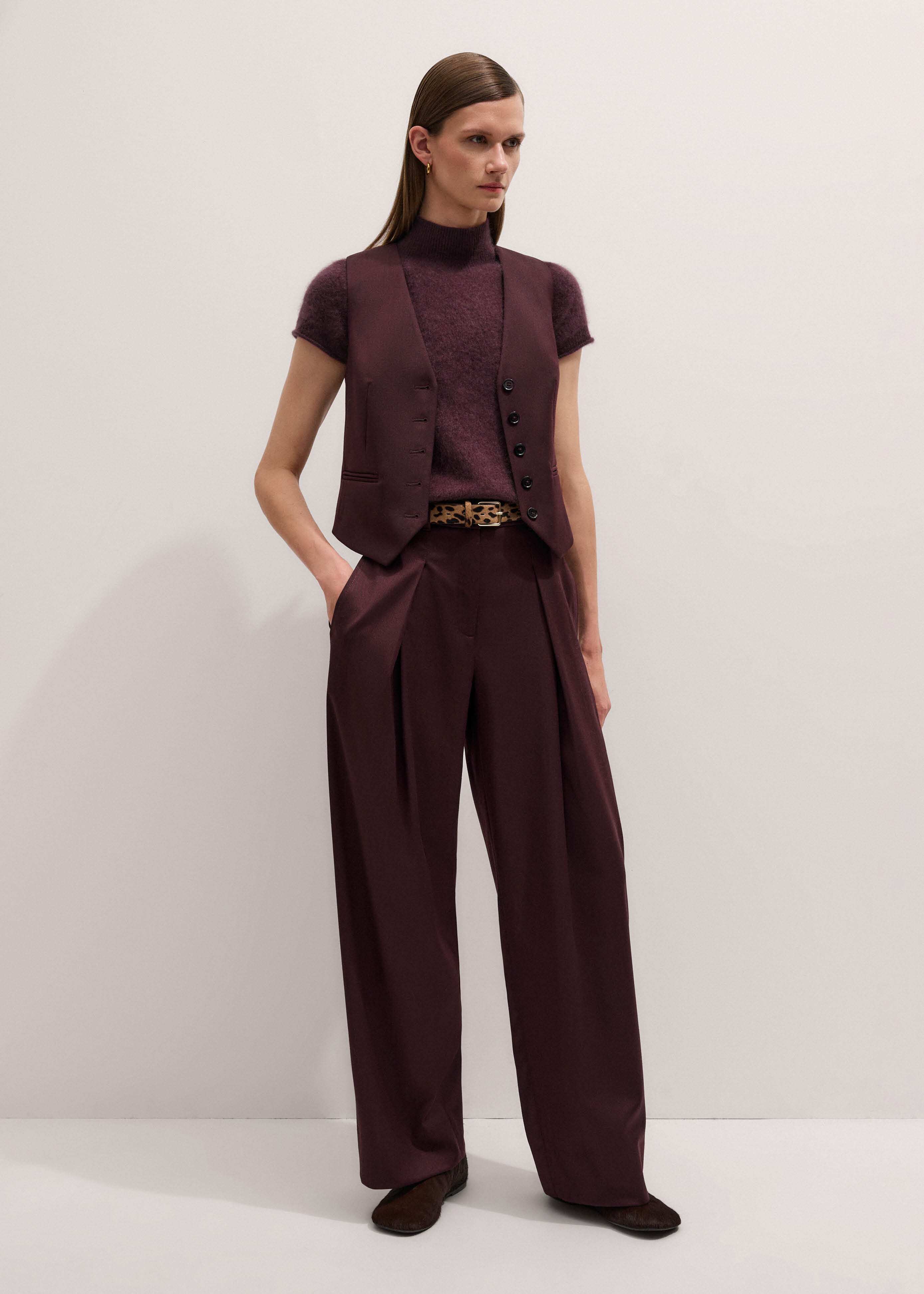 Red Tapered Pant