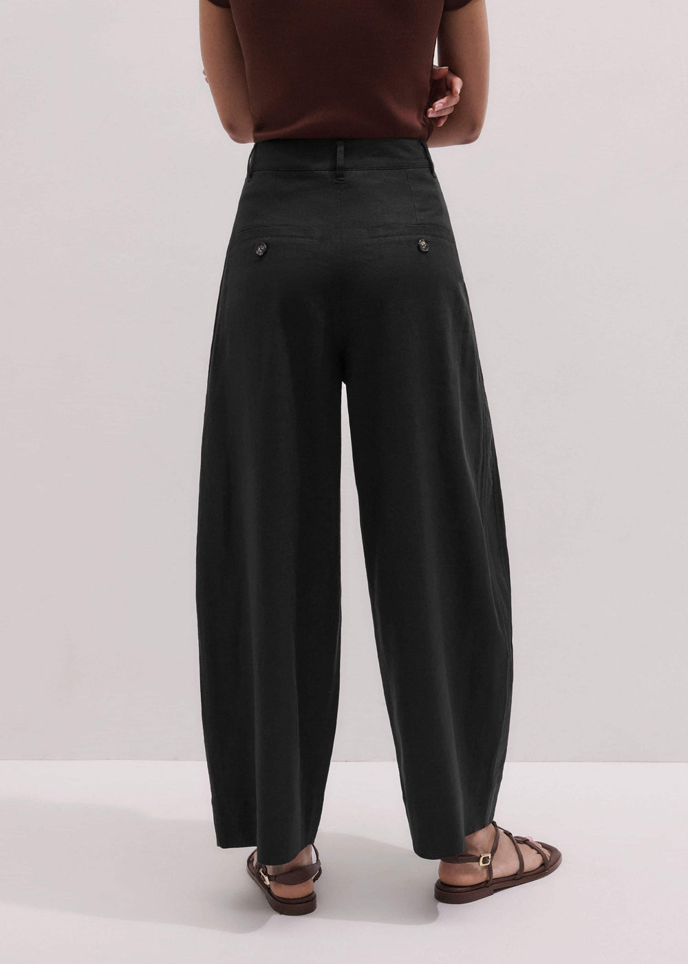 Black Extreme Taper Pant