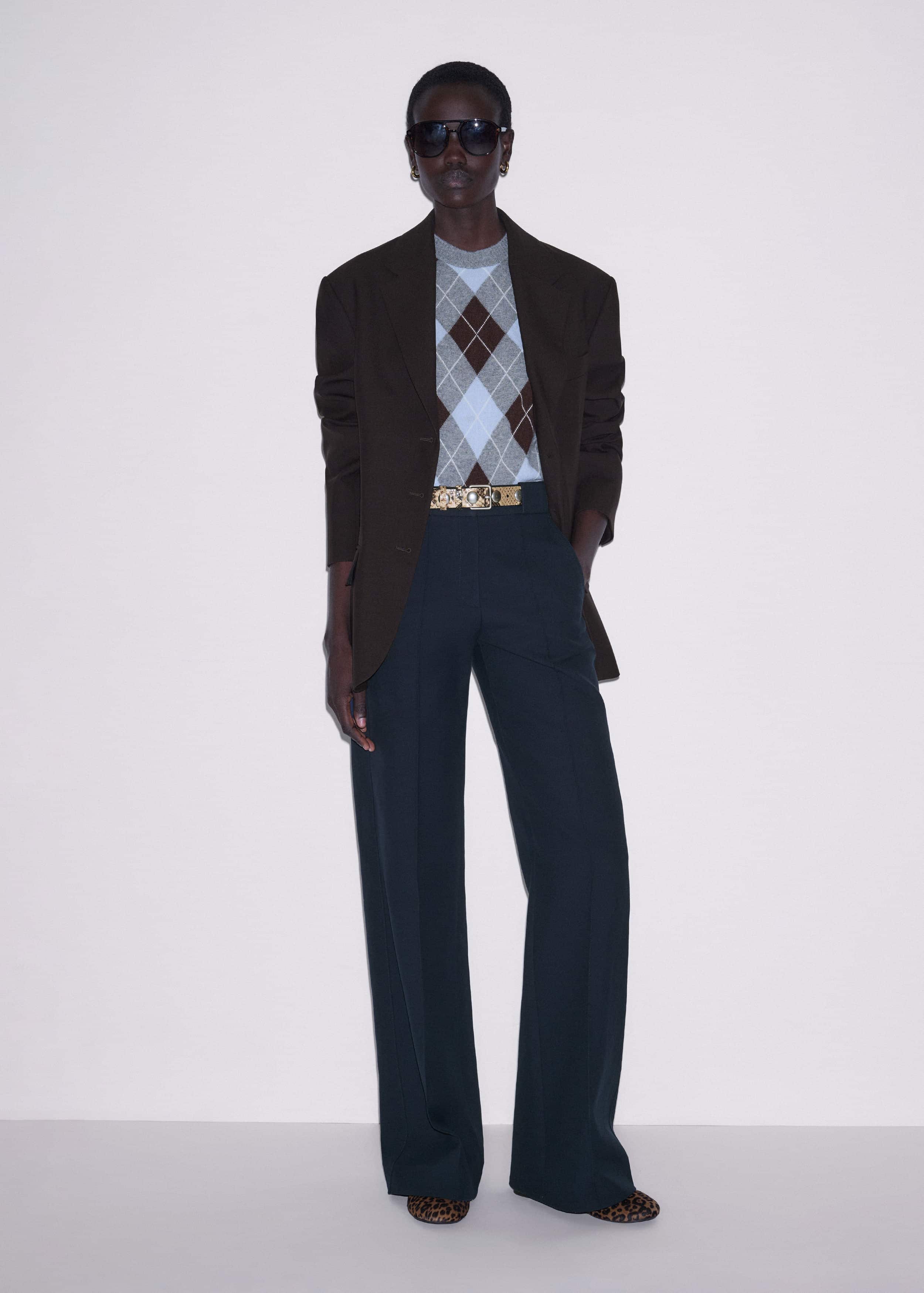 Navy Tailored Leg Elongator Pant