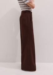 Cinnamon Pinstripe Leg Elongator Pant