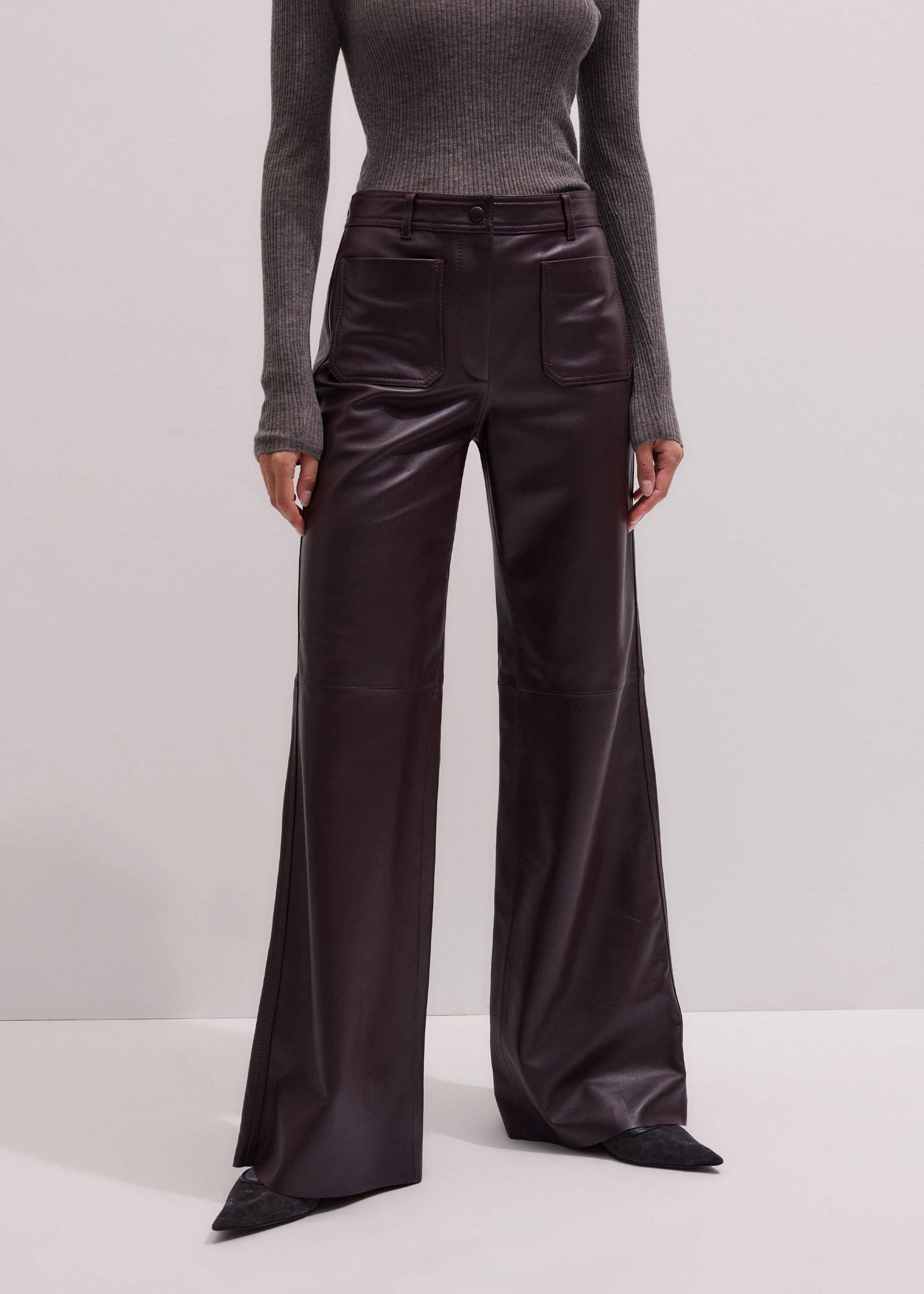 Red Boot Cut Pant