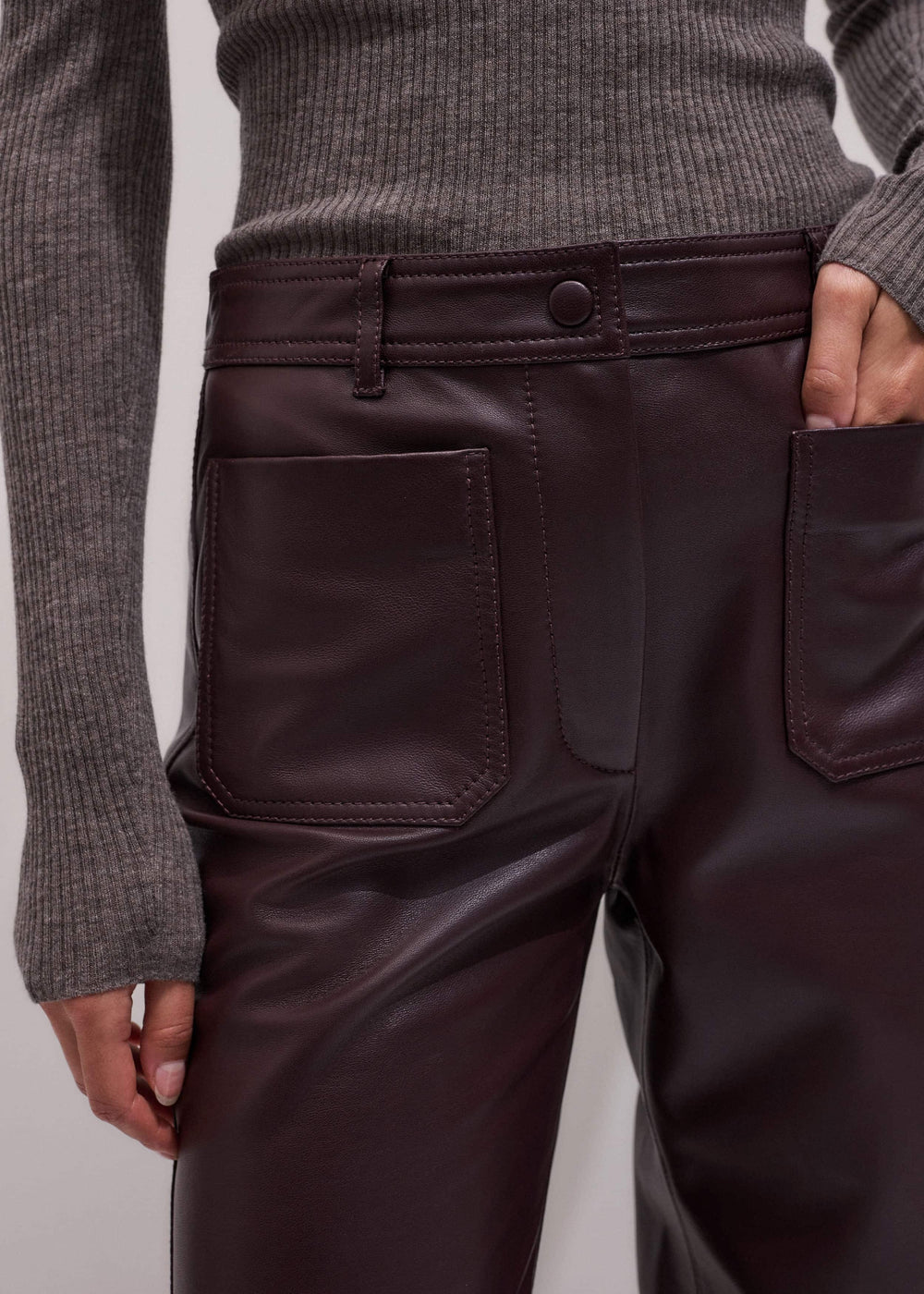 Red Boot Cut Pant