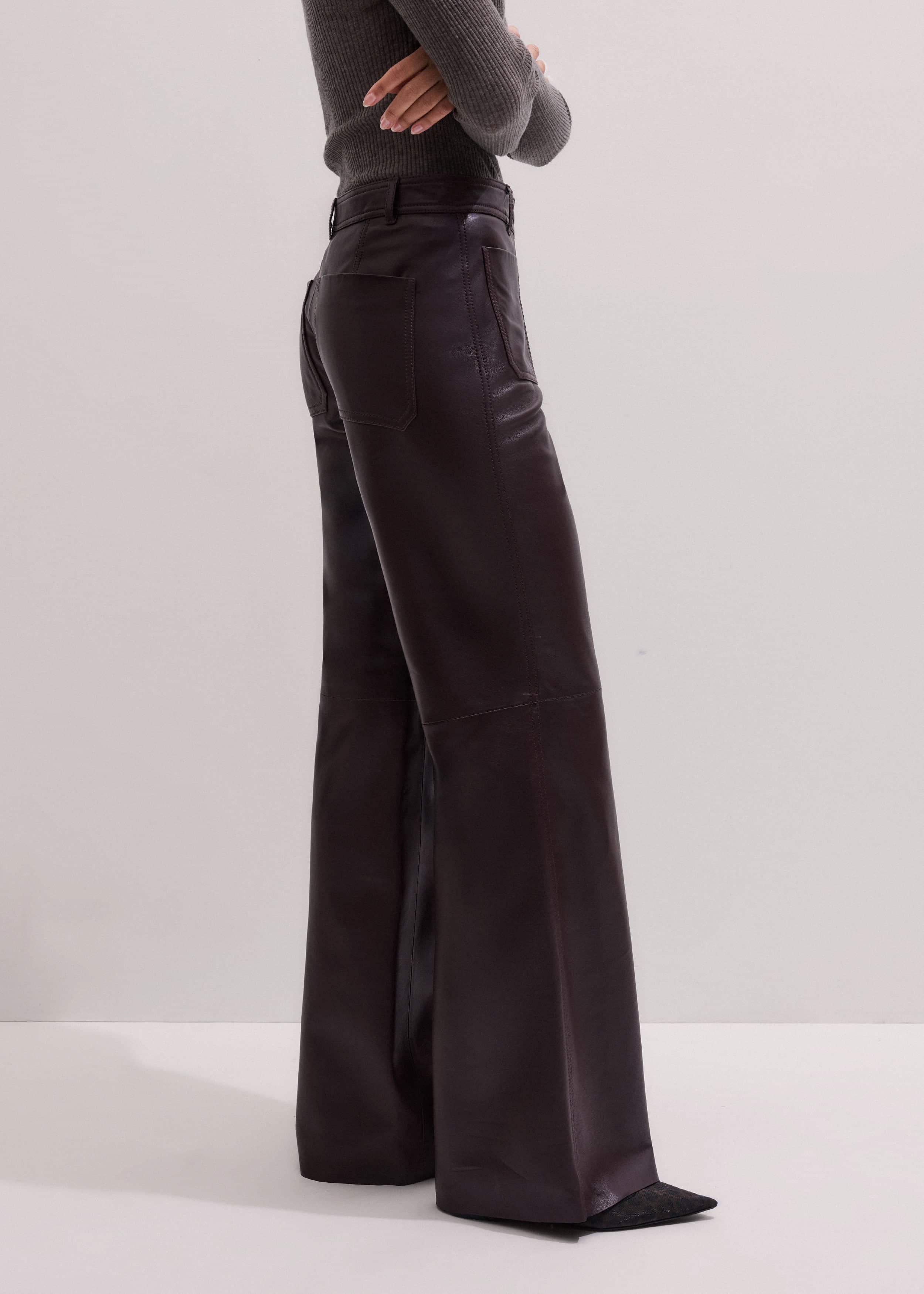 Red Boot Cut Pant