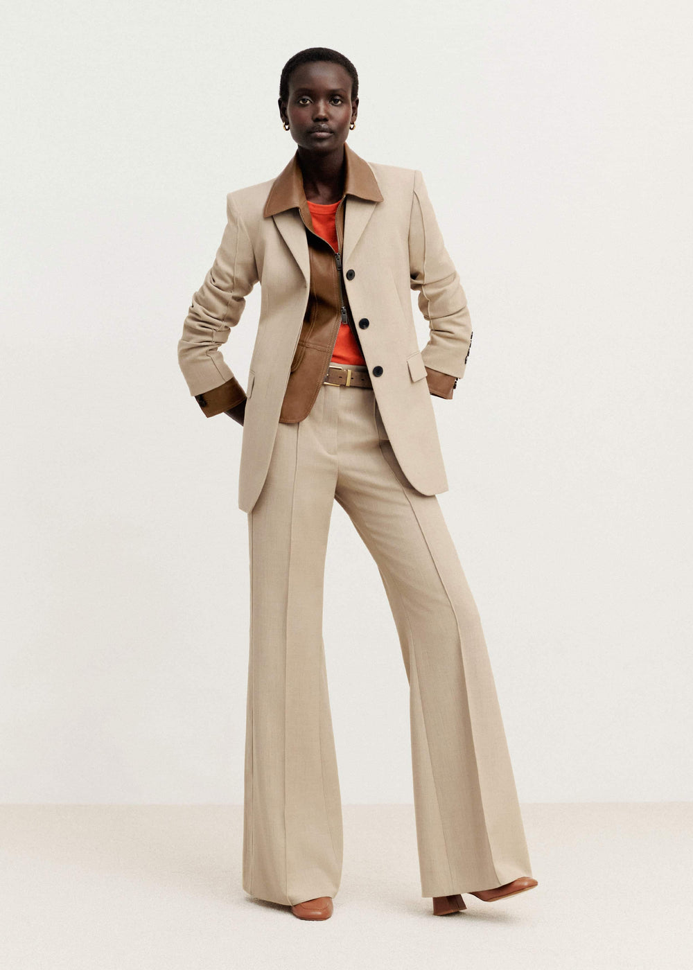 Sand Tailored Leg Elongator Pant