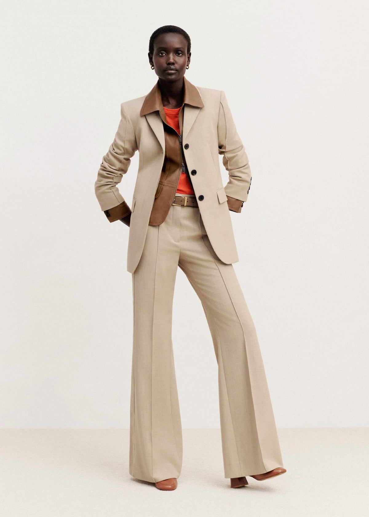 Sand Tailored Leg Elongator Pant