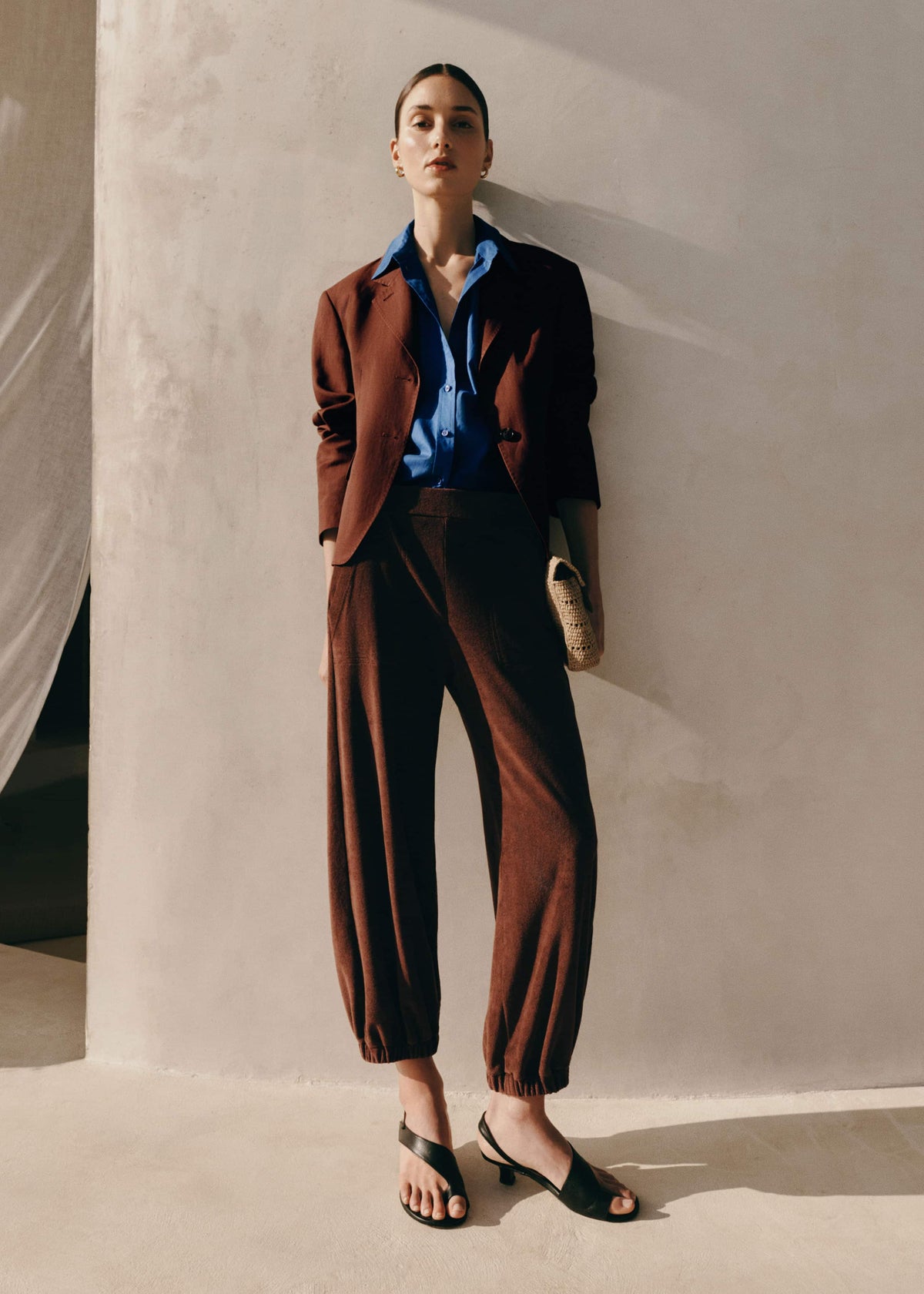 Cinnamon Brown Relaxed Sweatpant