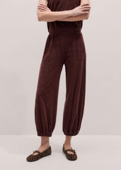 Cinnamon Brown Relaxed Sweatpant