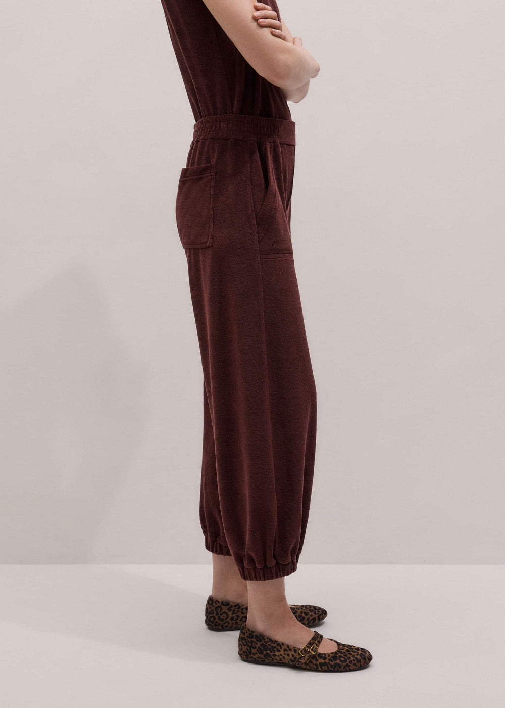 Cinnamon Brown Relaxed Sweatpant