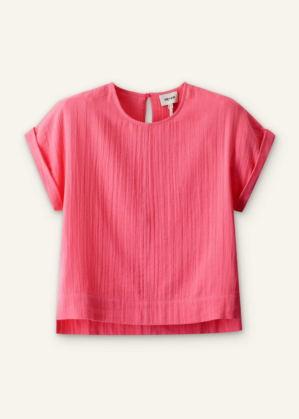 Pink Cheesecloth Summer T-Shirt