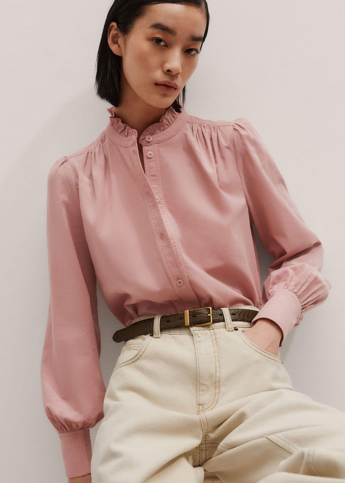Pink Winter Blouse